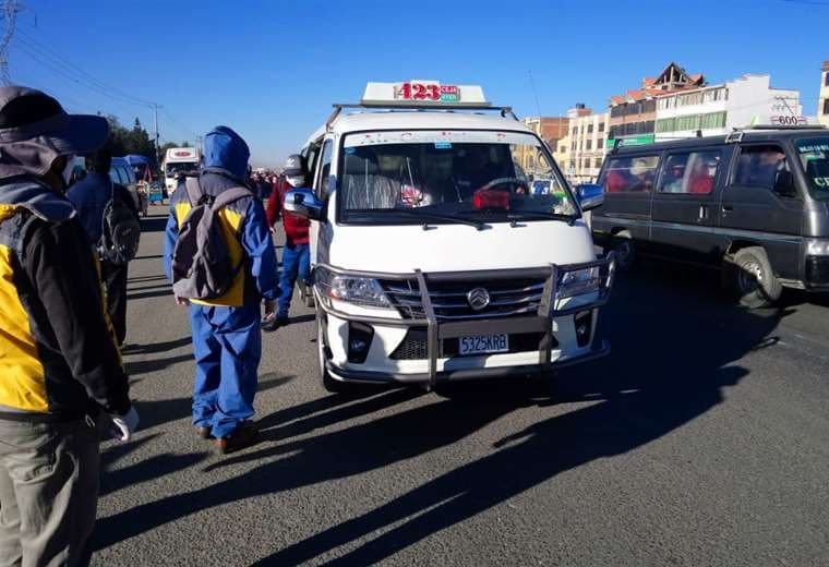 Circulación vehicular en El Alto