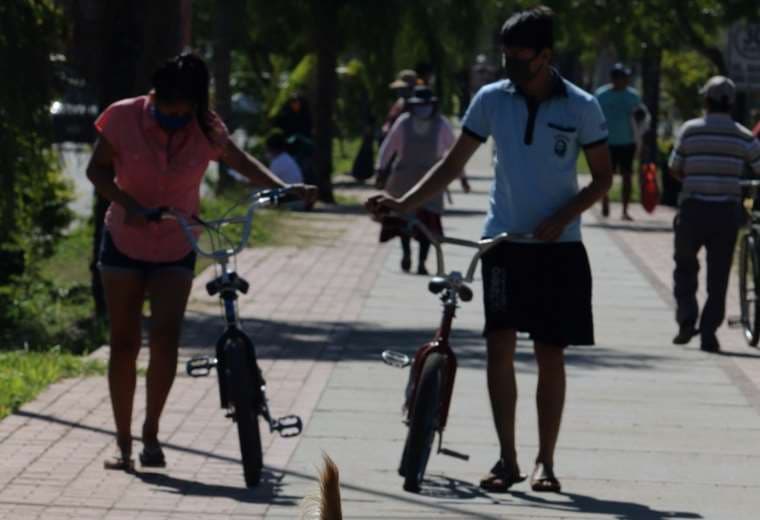 El uso de la bicicleta será permitido durante los fines de semana. Foto Hernán Virgo 