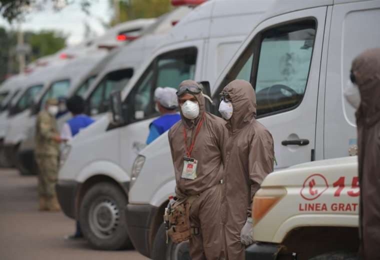 Una caravana de 10 ambulancias llegó desde La Paz a Trinidad, donde serán utilizadas para el traslado de personas sospechosas con coronavirus