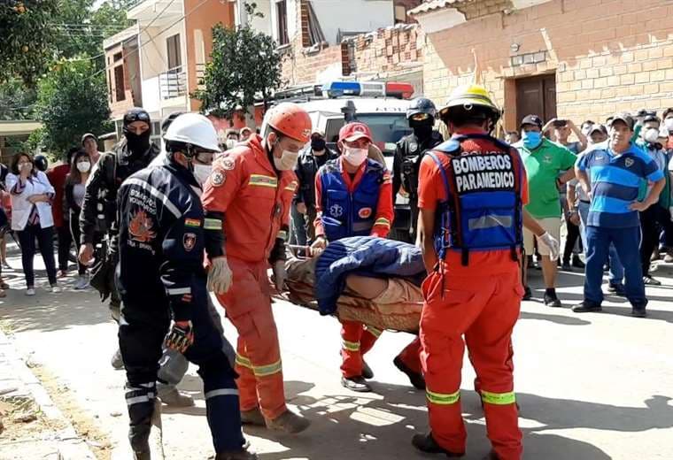 Un albañil sufrió un accidente en Tarija