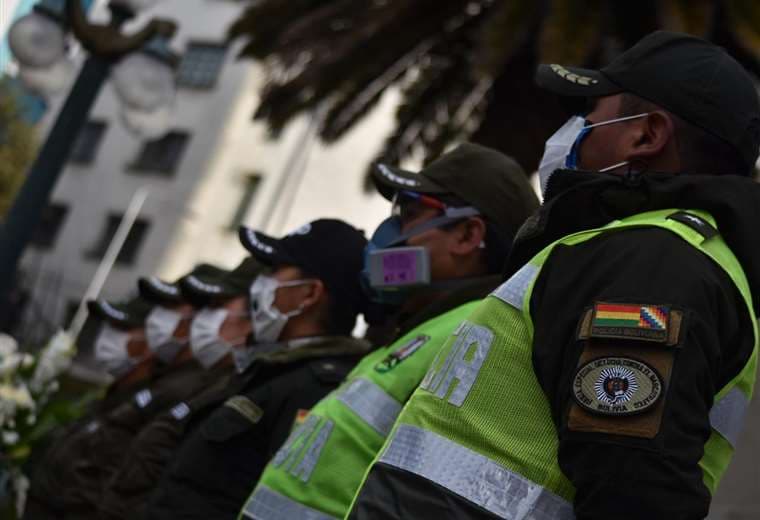 Efectivos de la Policía Boliviana I Foto: APG Noticias.
