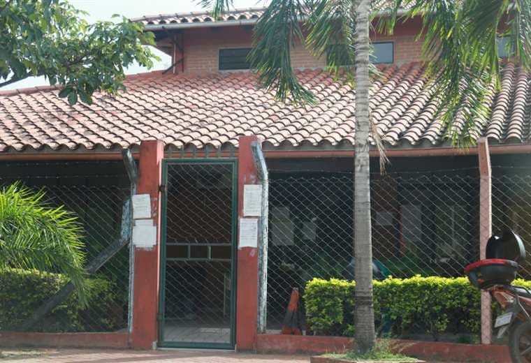 Las oficinas centrales de la Defensoría de la Niñez fue cerrada al público para ser sometida a desinfección /Foto: Jorge Uechi