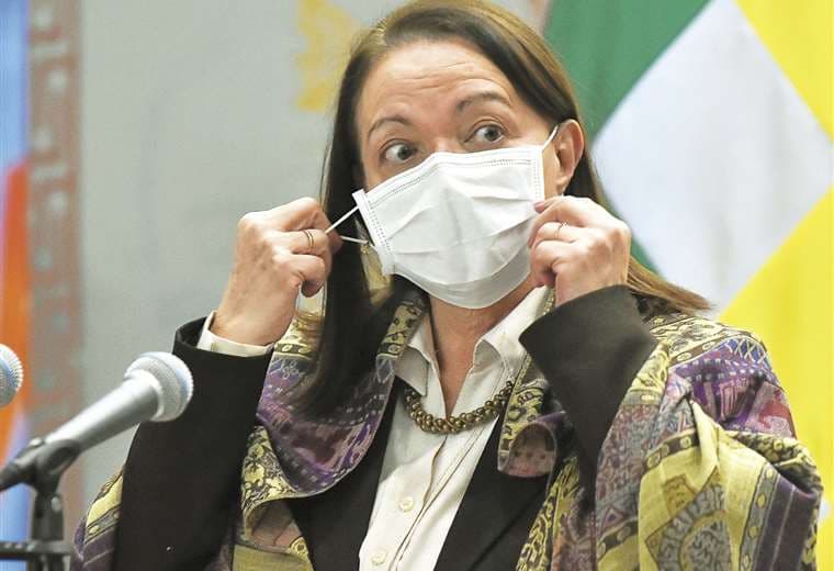 Eidy Roca, ministra de Salud. Foto: APG
