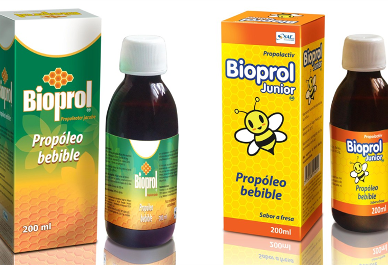 Bioprol se comercializa en presentaciones de 200 ml para adultos y niños