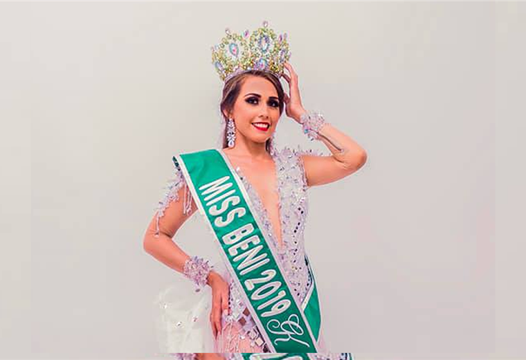 Fátima Saive Alcázar, Miss Beni 2019. Foto. Internet 