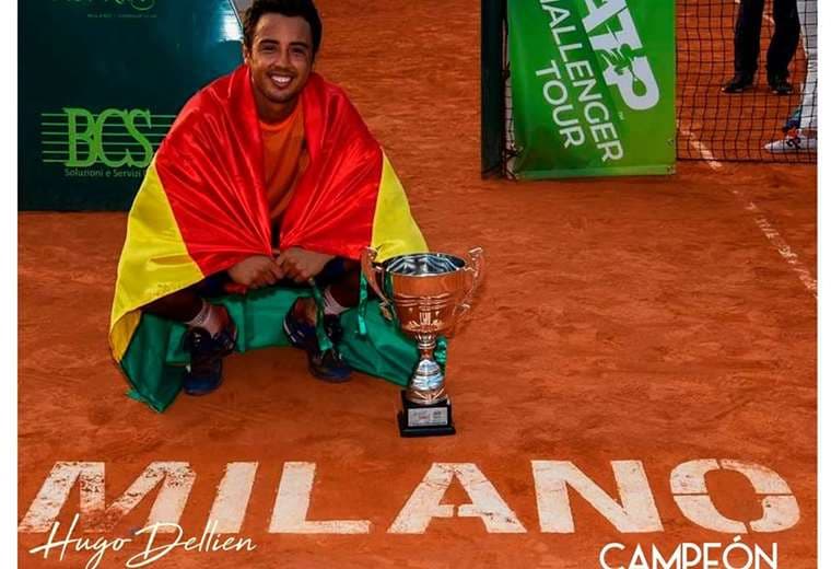 Dellien es el tenista número uno de Bolivia. Foto: internet