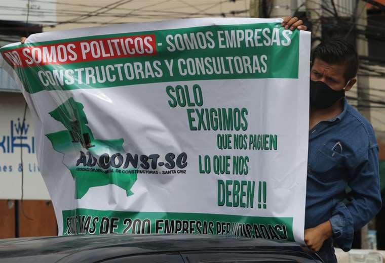  Constructores demandan pagos.  Foto: Hernán Virgo