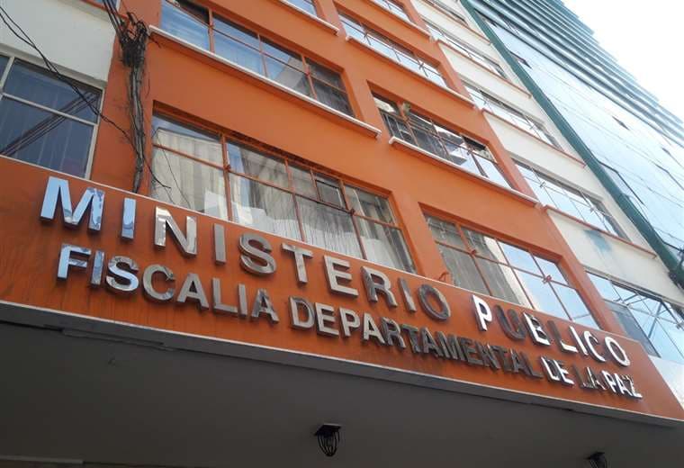 Frontis del Ministerio Público en La Paz.