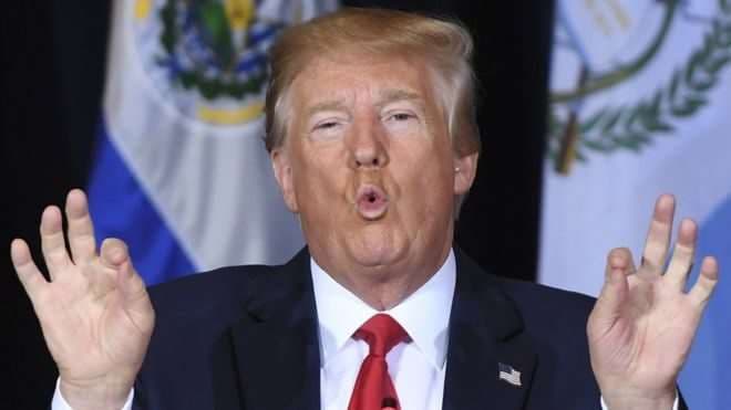 El presidente Trump. Foto AFP