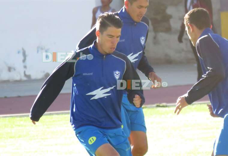 Javier Sanguinetti en un entrenamiento de San José. Jugó en ese club hasta año pasado, ahora milita en Always Ready. Foto: El Deber