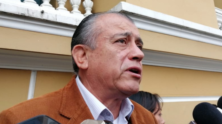 Saúl Lara, exministro de Gobierno de Carlos Mesa. ANF