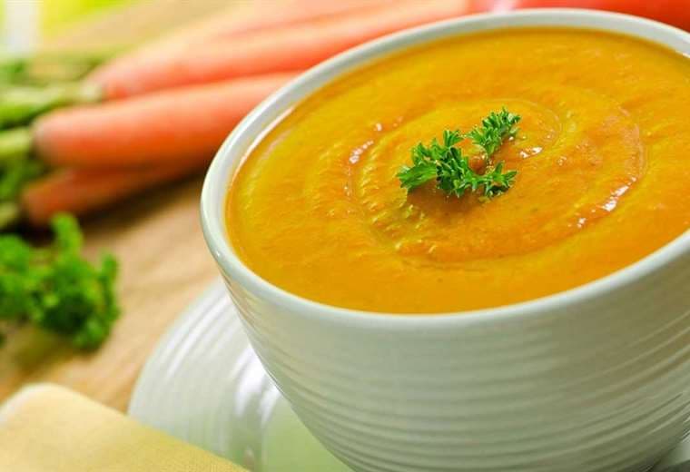 Sabrosa y saludable sopa de verduras
