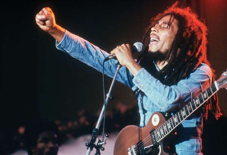 Bob Marley en una de sus actuaciones. El músico es uno de los referentes del género