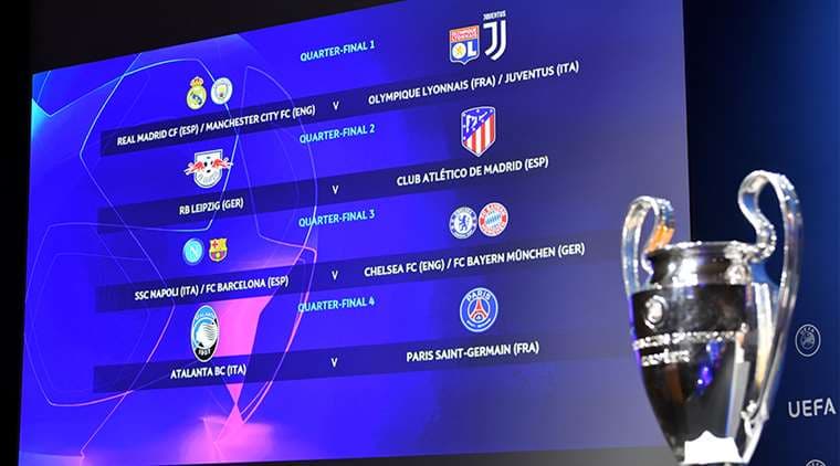Estos fueron los resultados del sorteo de la Champions League. Foto: AFP