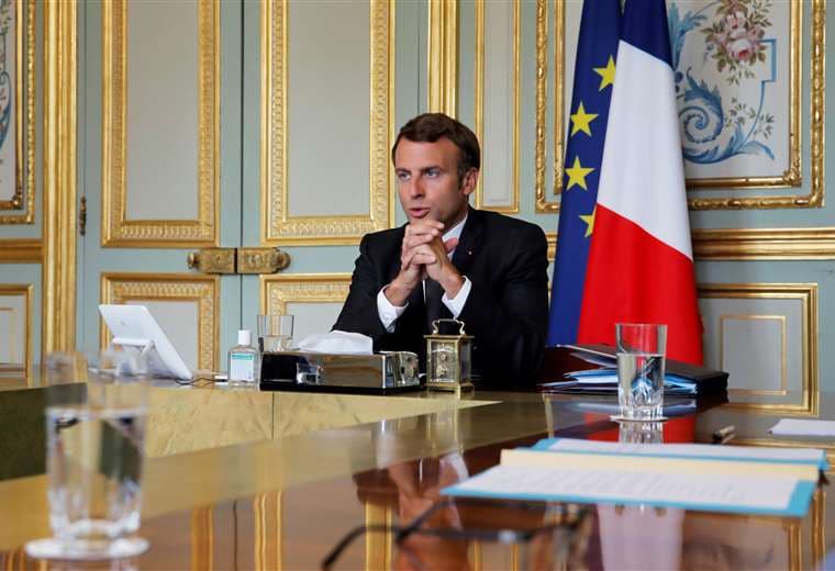 El mandatario francés. Foto AFP