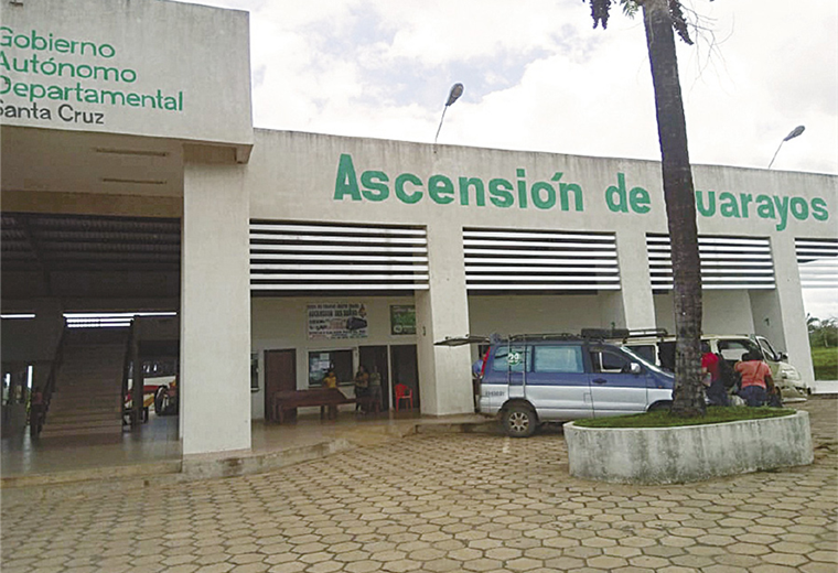 Terminal de buses de Ascensión de Guarayos. Foto. Internet 
