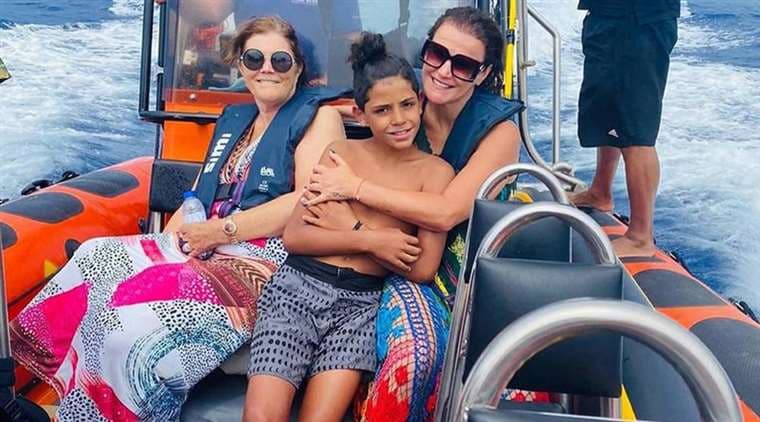 Cristiano Ronaldo Júnior y su familia están de vacaciones en Madeira, mientras su padre termina el torneo en Italia. Foto: Instagram