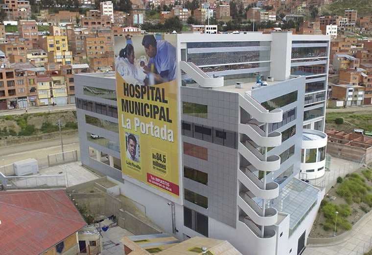 El Hospital La Portada, en La Paz. Archivo