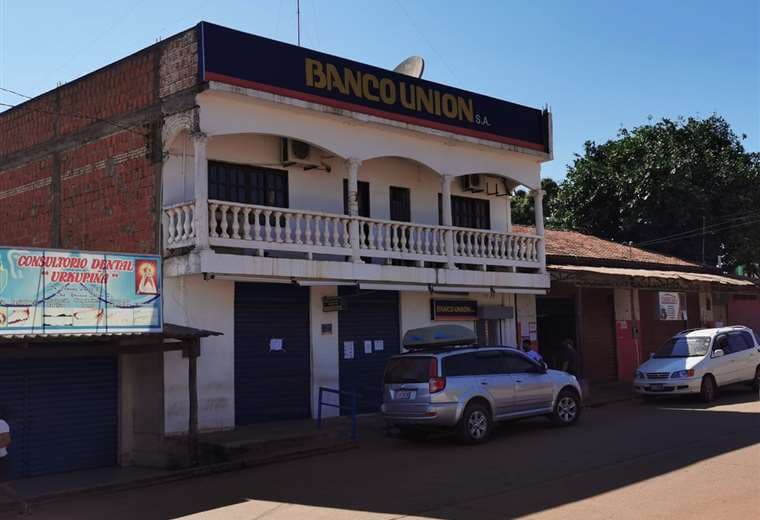 Permanece cerrada la agencia del Banco Unión en San Matías