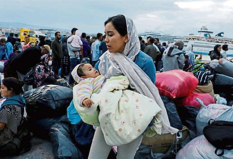 Miles de refugiados se encuentran en Grecia. Foto Internet