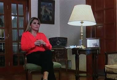 Presidenta del Estado, Jeanine Áñez.
