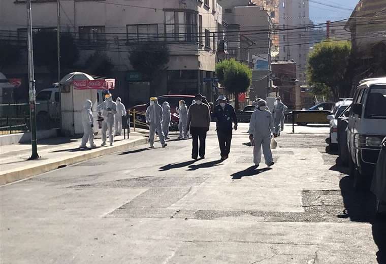 Las autoridades de salud realizaron intenso rastrillaje en los barrios de La Paz.