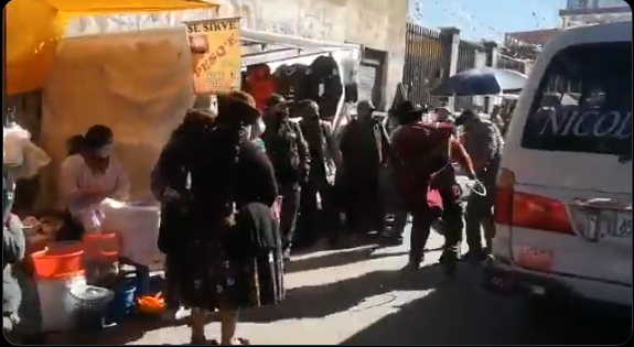 La agresión registrada en El Alto I captura.