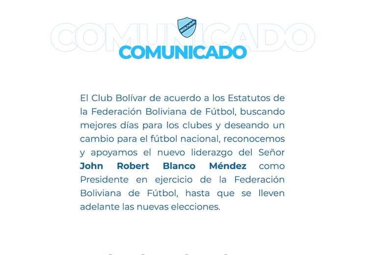 Comunicado de Bolívar 