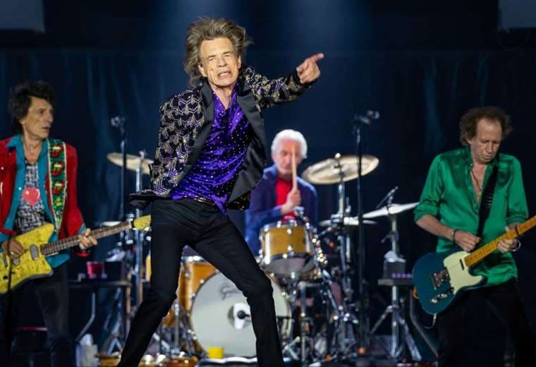 Los Rolling Stones en una de sus últimas presentaciones en concierto