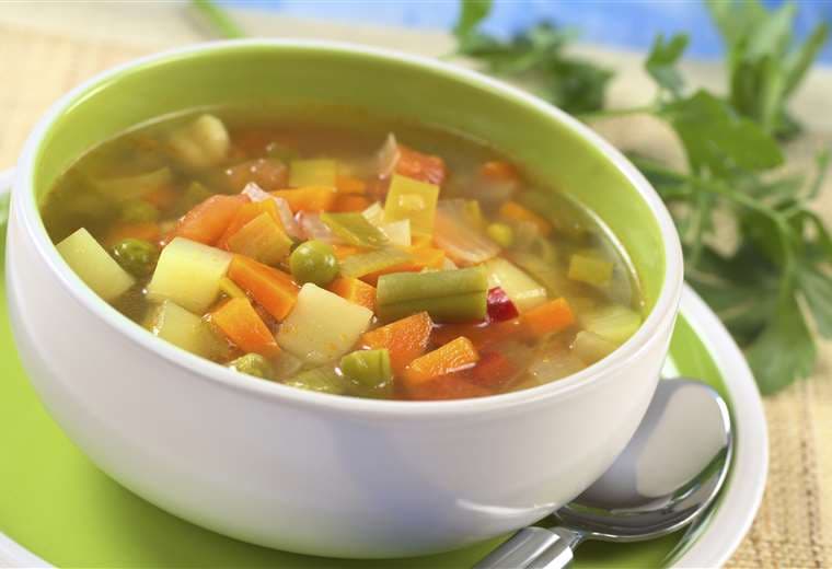 Tómese una nutritiva y deliciosa sopa de verduras