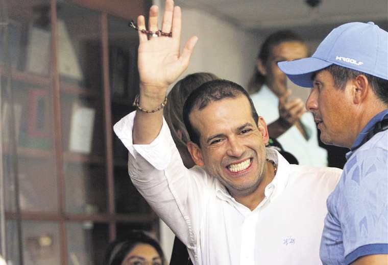 El candidato por Creemos, Luis Fernando Camacho.
