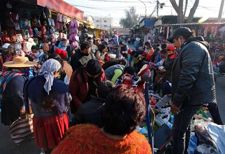 El mercado La Cancha en Cochabamba. Foto: APG Noticias