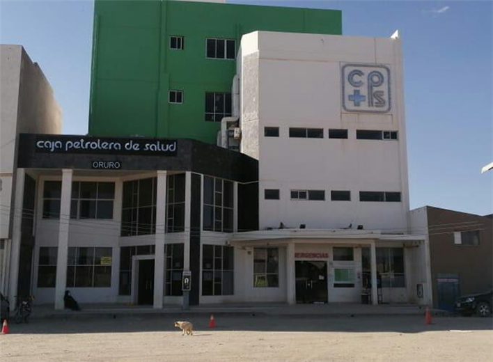 Los pacientes de la Caja Petrolera de Oruro esperan la llegada de más oxígeno