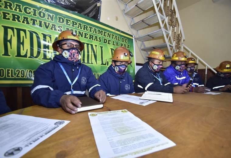 Mineros de La Paz advierten al Gobierno Foto: Daniel Miranda APGNoticias