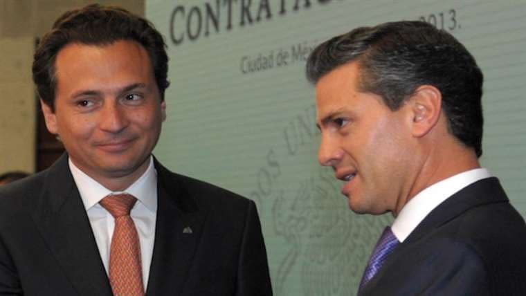 Lozoya y Peña Nieto. Foto de archivo