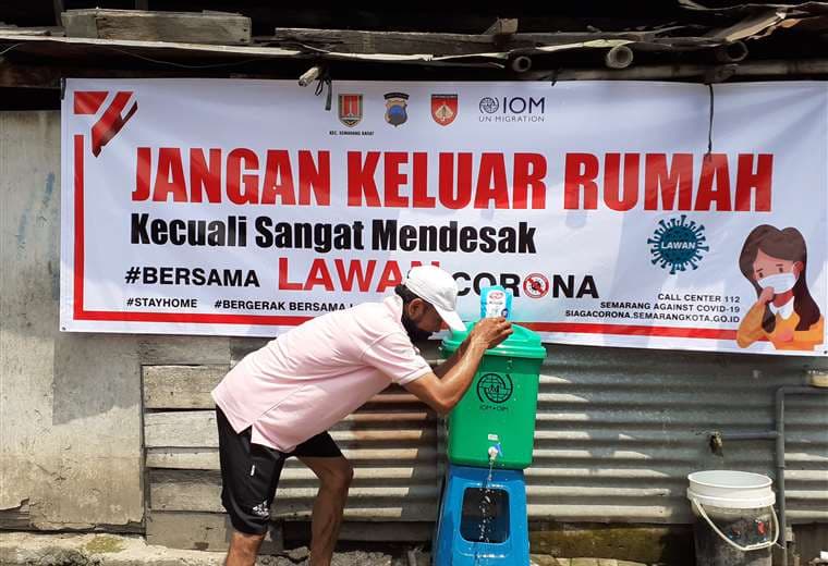 La pandemia está en auge en Indonesia. Foto Internet