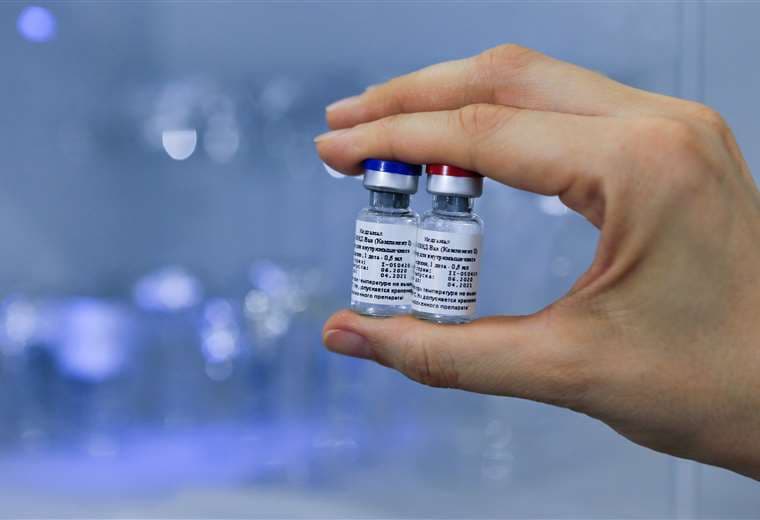 La vacuna contra el coronavirus desarrollada por el Instituto de Investigación de Epidemiología y Microbiología de Gamaleya. Foto AFP