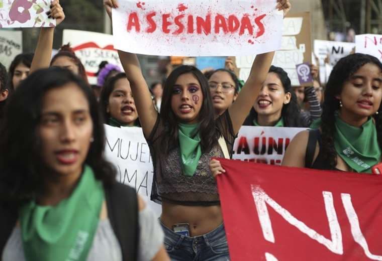 Protesta por mujeres desaparecidas en Lima. Foto Internet