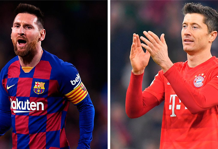 Messi y Lewandowski las claves del Barza y del Bayern Múnich, respectivamente
