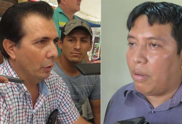 Carlos Gambarte y Carlos Arispe (dcha.), pugnan en Camiri