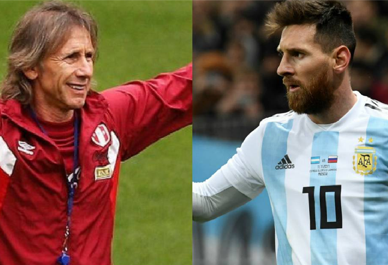El DT de Perú, Gareca, es un admirador de Messi