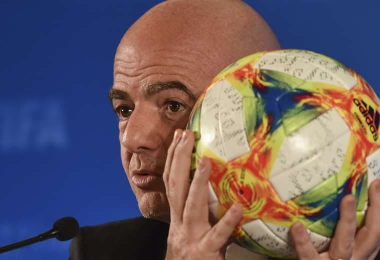 Gianni Infantino, presidente de FIFA. Foto: AFP