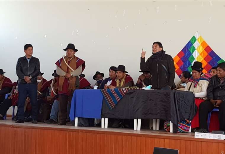 Abel Mamani en El Alto I MAS.