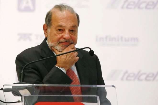 El mexicano Carlos Slim es el dueño de la compañía América Móvil