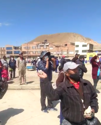 Agresiones a la caravana de Camacho en Oruro