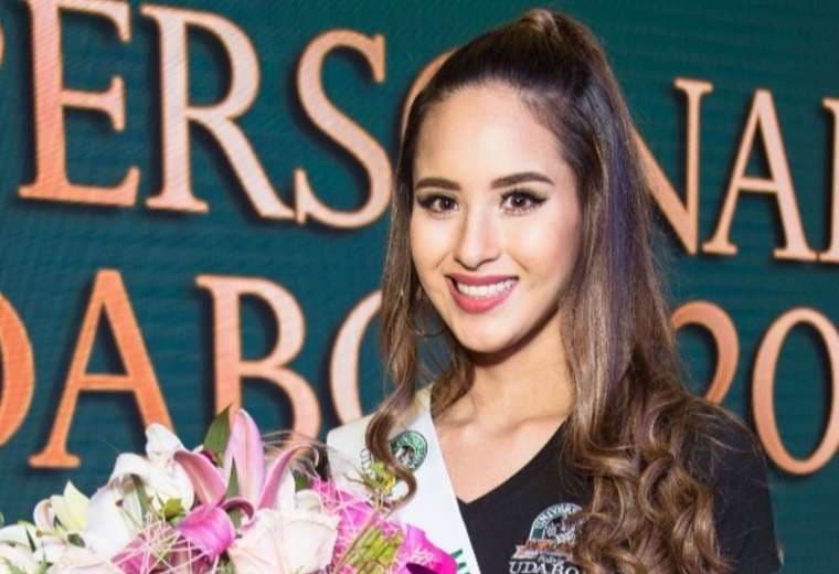 María José Hurtado ganó el título de Miss Personalidad Udabol, elegida de manera virtual