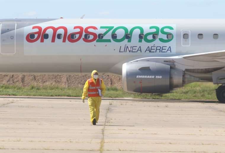 La empresa aérea busca reactivar sus operaciones (Foto: Jorge Ibáñez)
