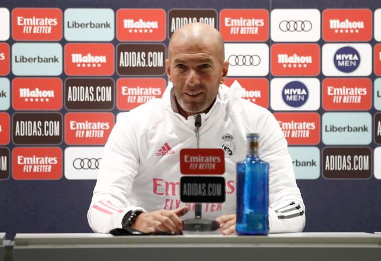 Zinedine Zidane, DT del Real Madrid. Foto: @realmadrid