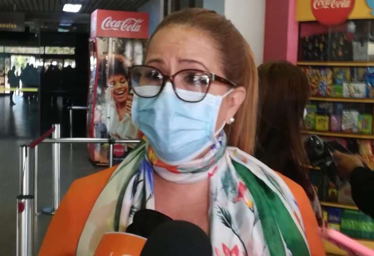 Ángelica Sosa tras su regreso de La Paz