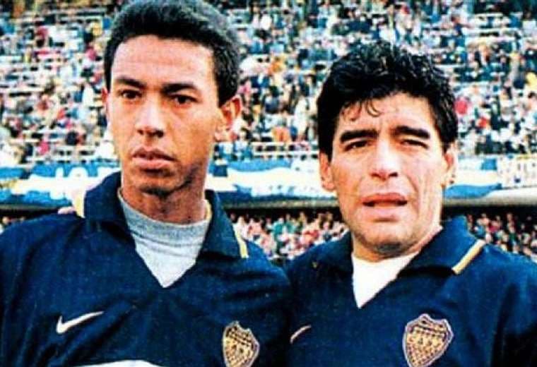 En 1997 coincidió con Diego Armando Maradona en Boca Juniors